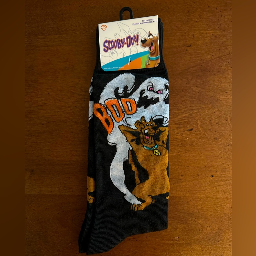 🌵3/$15 Scooby Doo Scary Boo Halloween Ghost socks ( see description)